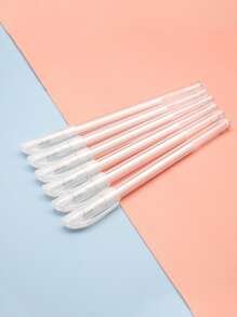 4入組透明中性筆 - 白色 - 查看 1