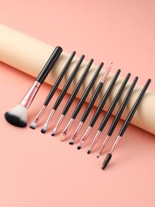 10pcs Makeup Brush Set For Women Makeup Use,Brush Set,Makeup Brush Kit,Make Up Brush Set,Make Up Set Complete,Makeup Brush Set,Complete Makeup Kit,Brush Kit,Brushes Makeup Set,Makeup Gift Set,Set - Black - View 1