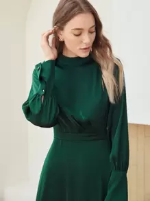 MOTF PREMIUM MOCK NECK FORMAL DRESS