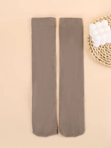 Calcetines altos unicolor