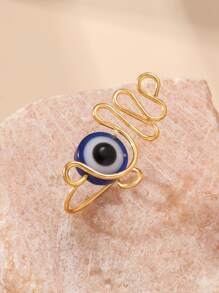 Popular Evil Eye Decor Nose Cuff Copper Simple & Stylish For Women & Girls Unisex - Multicolor - View 3