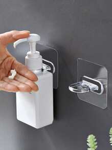 4pcs Shampoo Bottle Storage Rack - Clear - View 1