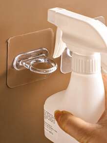 4pcs Shampoo Bottle Storage Rack - Clear - View 3