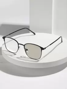 1 件金属时尚眼镜，具有变色功能（配有眼镜盒、眼镜布和眼镜绳），适合驾驶、户外活动、阅读和多用途使用休闲太阳镜配件沙滩配件眼镜太阳镜，适合夏季海滩度假、户外、旅行