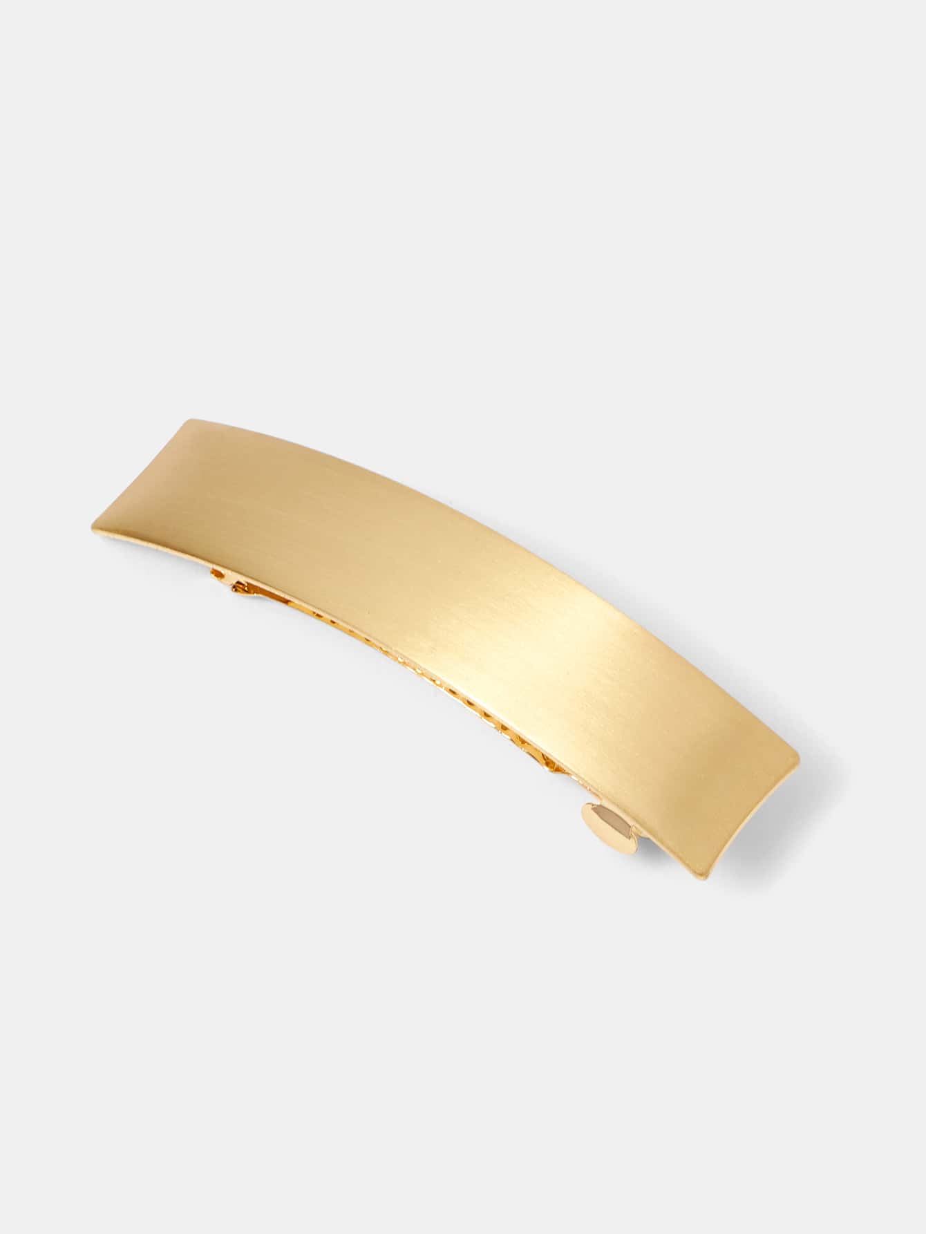 MOTF PREMIUM RECTANGLE HAIR CLIP CASUAL CLAW CLIPS HAIR CLAWS HAIR BARRETTES - Gold - View 2