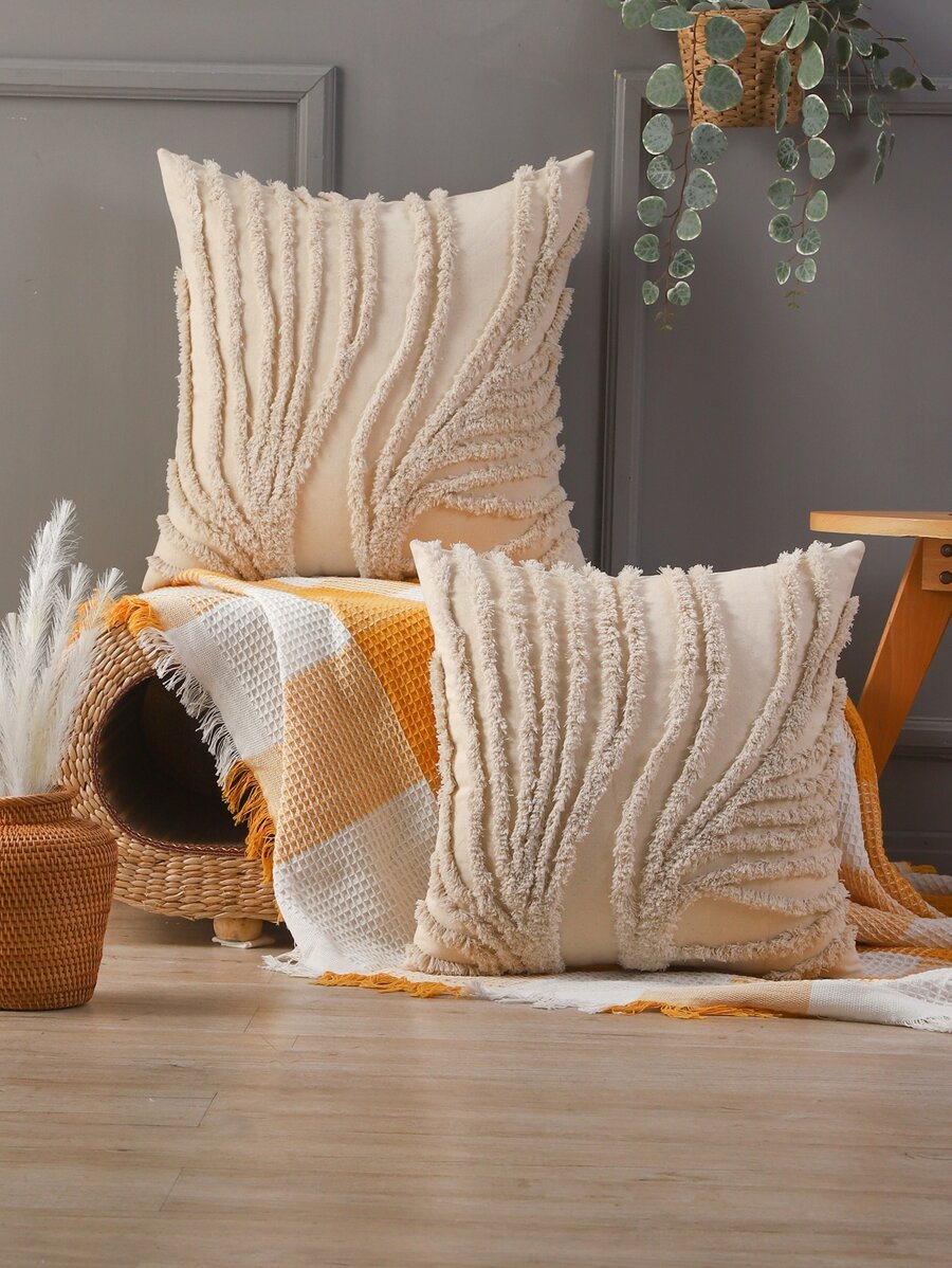 Miater 1pc Tufted Design Cushion Cover Without Filler SHEIN UK