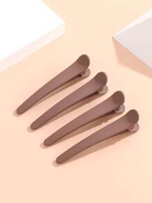 4pcs Matte Finish Sectioning Alligator Hair Clips With Positioning Function,Hair Tools,Hair Products And Accessories For Barber Salon Beauty Travel Essentials,Back To School,Travel Holiday Essentials,Hair Accessories For Women