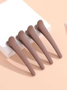 4pcs Matte Finish Sectioning Alligator Hair Clips With Positioning Function,Hair Tools,Hair Products And Accessories For Barber Salon Beauty Travel Essentials,Back To School,Travel Holiday Essentials,Hair Accessories For Women