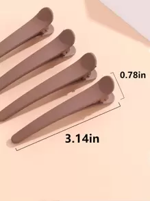 4pcs Matte Finish Sectioning Alligator Hair Clips With Positioning Function,Hair Tools,Hair Products And Accessories For Barber Salon Beauty Travel Essentials,Back To School,Travel Holiday Essentials,Hair Accessories For Women