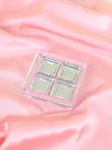 Clear Empty Eyeshadow Palette, 1pc Plastic Eyeshadow Storage Case With 4 Grids Palettes Lipstick Box Pigment Palette Tray Plastic Cosmetics Container Box DIY Makeup Powder Sample Box,Makeup,Cheap,Room Decor,Vanity,Travel,Bedroom,Makeup Accessories - Clear - View 8