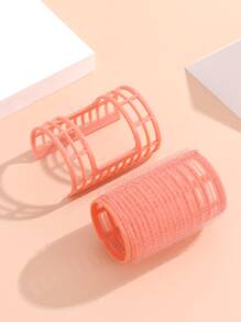 1pc Double Layer Bangs Roll Wig,Back To School,Travel Holiday Essentials,Hair Accessories For Women - Dusty Pink - View 1