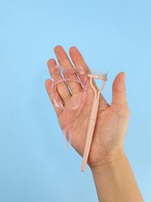 CUT it 2 sản phẩm chuốt mi - Tấm ngăn Mascara & Lược chải mi bằng thép không gỉ có thể gập lại để tạo hàng mi tự nhiên, để Mascara không bị vón cục Dụng cụ trang điểm - Nhiều màu - Xem 2