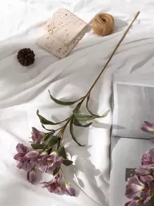 1 pieza/3 piezas Orquídea Phalaenopsis artificial - Adecuada para el hogar, interior y exterior, sala de estar, jardín, mesa del comedor, boda, fiesta de decoración DIY, Día de San Valentín, regalo