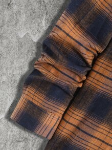 Manfinity Homme Men Plaid Print Shirt Without Tee - Multicolor - View 4