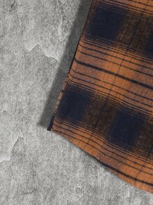 Manfinity Homme Men Plaid Print Shirt Without Tee - Multicolor - View 5