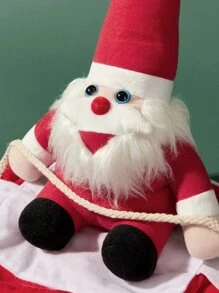 Funny Santa Riding Dog Christmas Costume, Pet Santa Cosplay Outfit For Small Medium Large Dogs - Red - View 8