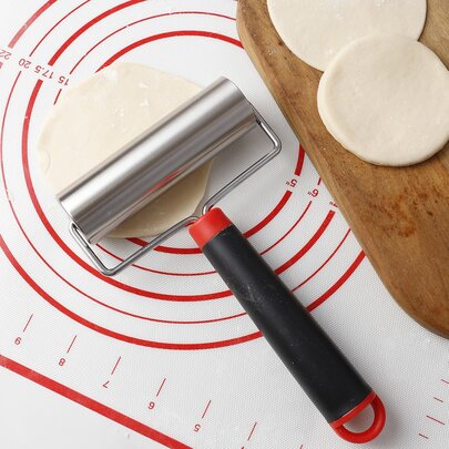 1 Stück Nudelholz Edelstahl