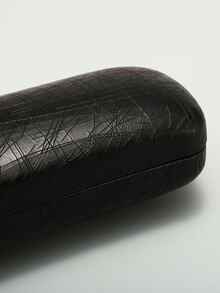 Estuche para gafas con textura - Negro - Ver 3