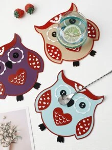 1pc Owl Design Random Insulation Pad - Multicolor - View 1