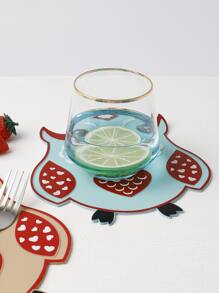 1pc Owl Design Random Insulation Pad - Multicolor - View 3