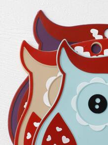 1pc Owl Design Random Insulation Pad - Multicolor - View 5