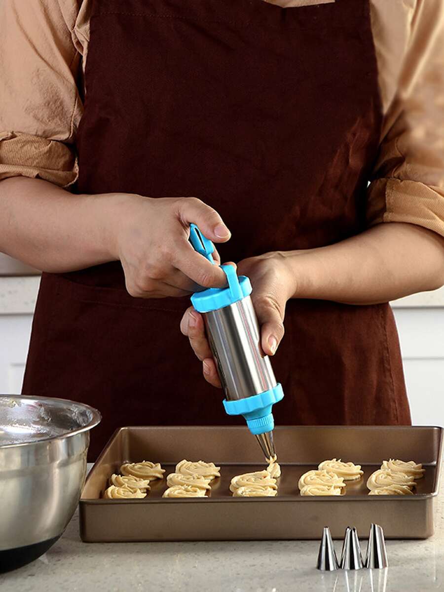 5pcs Stainless Steel Piping Gun Set - Multicolor - View 1