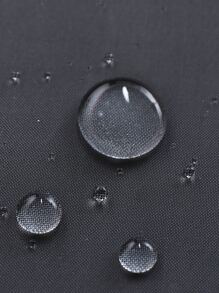 1pc Solid Outdoor Curtain - Dark Grey - View 4