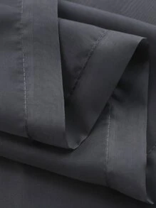 1pc Solid Outdoor Curtain - Dark Grey - View 5