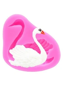 1 pieza Molde de chocolate con diseño de cisne - Rosa - Ver 2