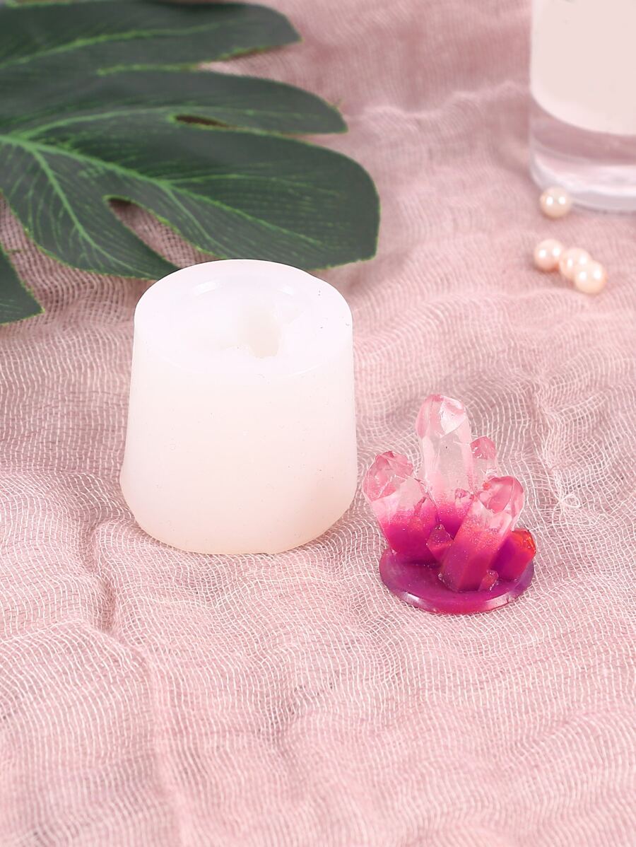 1入組水晶設計DIY矽膠模具 - 白色 - 查看 1