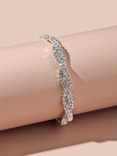 Rhinestone Decor Bracelet