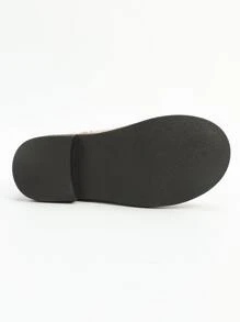 Girls Faux Suede Bow Decor Zipper Side Boots - Pink - View 5