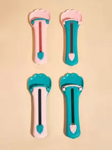 1入组隨機顏色貓和狗用貓條擠壓勺貓零食勺餵食器隨機顏色 - 彩色 - 查看 1