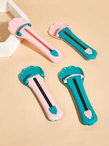 1入组隨機顏色貓和狗用貓條擠壓勺貓零食勺餵食器隨機顏色 - 彩色 - 查看 3