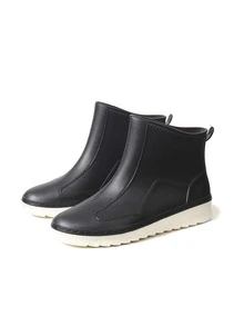 Botas de agua sin cordones - Negro - Ver 1