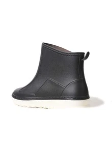 Botas de agua sin cordones - Negro - Ver 5