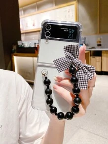 Foldable Clear Phone Case With Lanyard - Clear - View 2