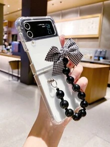 Foldable Clear Phone Case With Lanyard - Clear - View 5