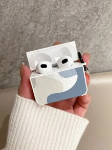 Vỏ Colorblock tương thích với AirPods - Nhiều màu - Xem 3