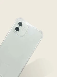 Coque de téléphone transparente avec corde