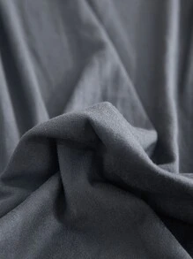 1pc Đệm ghế sofa co giãn đồng bằng - Màu xám đen - Xem 5