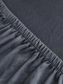 1pc Đệm ghế sofa co giãn đồng bằng - Màu xám đen - Xem 6