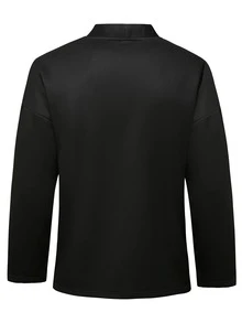 Manfinity Áo khoác Nam màu trơn Giải trí - màu đen - Xem 2