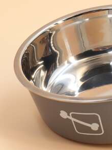 Supet 1 cái bát in hình thú cưng - Xám - Xem 5