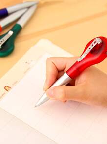 1pc Measure Tape Detail Random Ballpoint Pen - Multicolor - View 4