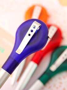 1pc Measure Tape Detail Random Ballpoint Pen - Multicolor - View 5