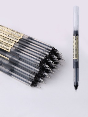 10 Stücke Ultra Fein Finanzen Gel Stift Schwarz/Blau/Rot Tinte Refills Stangen Gel Stift Für Schule Büro Prüfung Liefert Schreibwaren