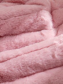 1入組素色沙發巾 - 粉色 - 查看 4