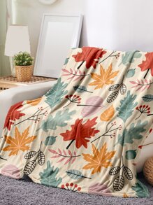 1 cái chăn hình lá phong - Nhiều màu - Xem 2