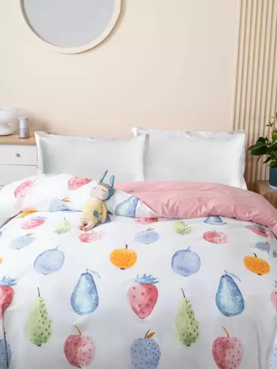 Fruit Print Duvet Cover Without Filler
